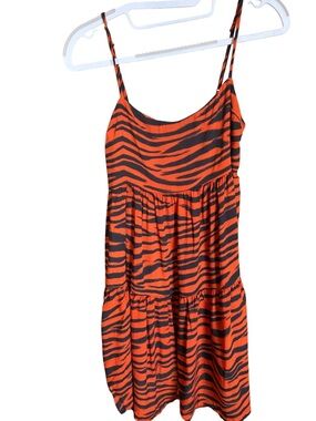 Stillwater NWT Mini Dress Tiger Stripe Size S